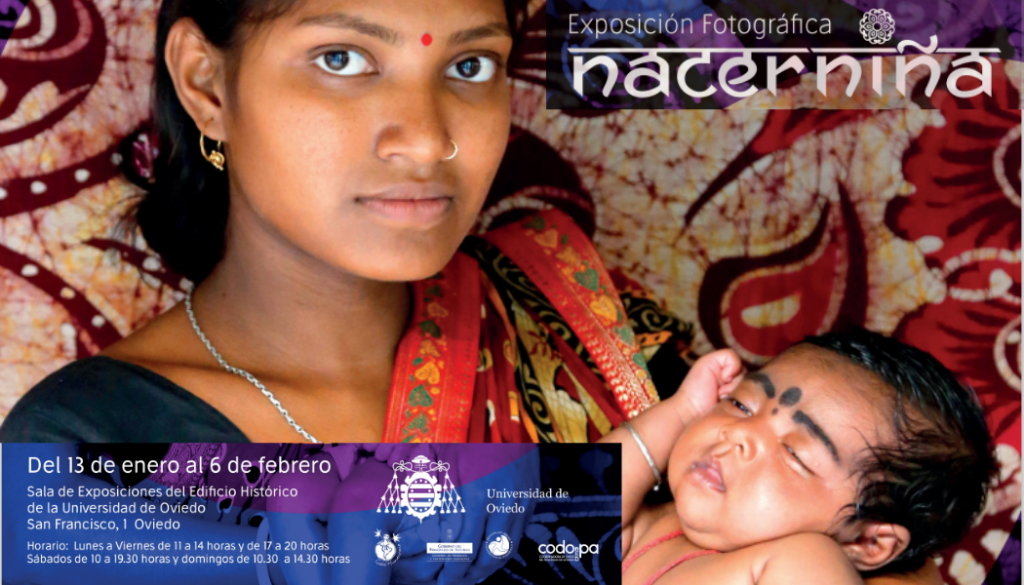 Exposicin `Nacer nia` de Global Humanitaria